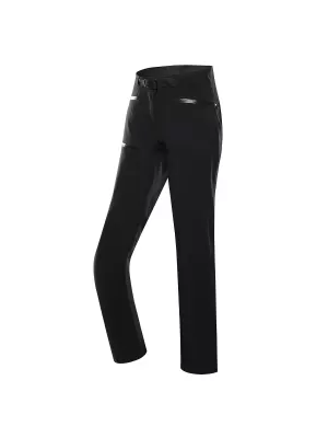 Pantalonii pentru doamne ALPINE PRO ZONERA LPAB660 NEGRU