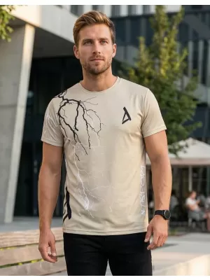 Tricou premium pentru bărbați ALTISPORT VOJ/ALM004TR01 MARO