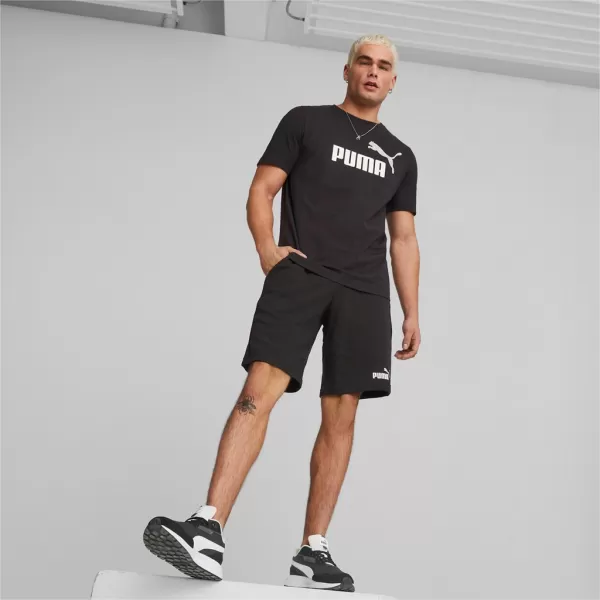  Tricou pentru bărbați PUMA ESS+ 2 COL LOGO TEE 586759-61 NEGRU 