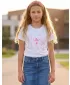 Tricou fetita SAM 73 IELENIA KT 506 ALB
