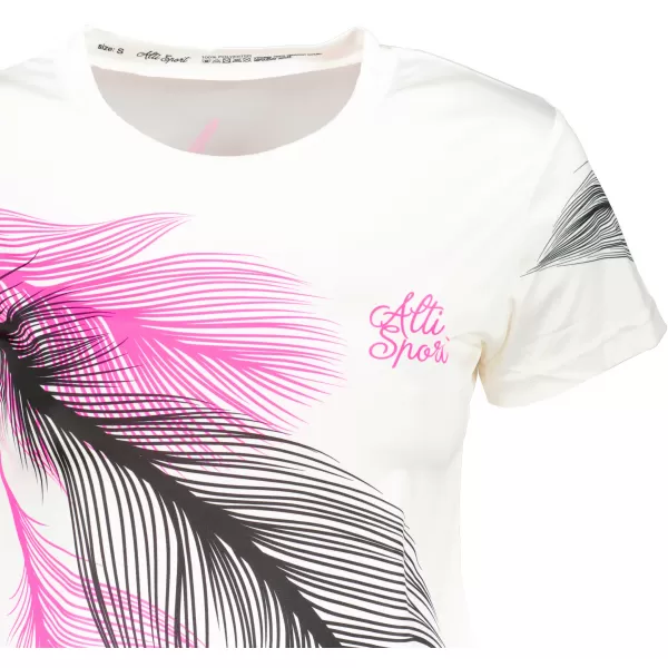  Tricou funcțional premium pentru femei ALTISPORT VOJ/ALW001TR01 ALB 