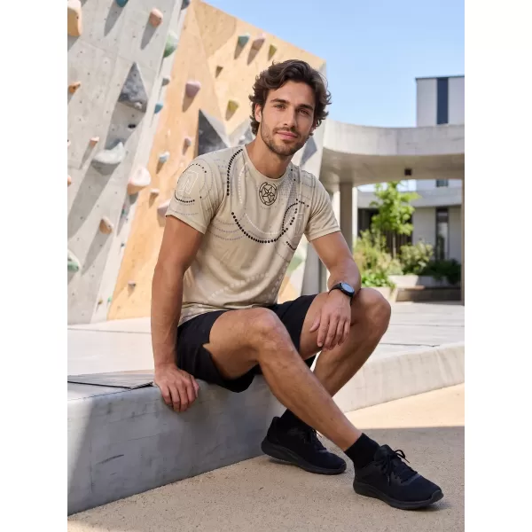  Tricou premium pentru bărbați ALTISPORT VOJ/ALM003TR01 MARO 