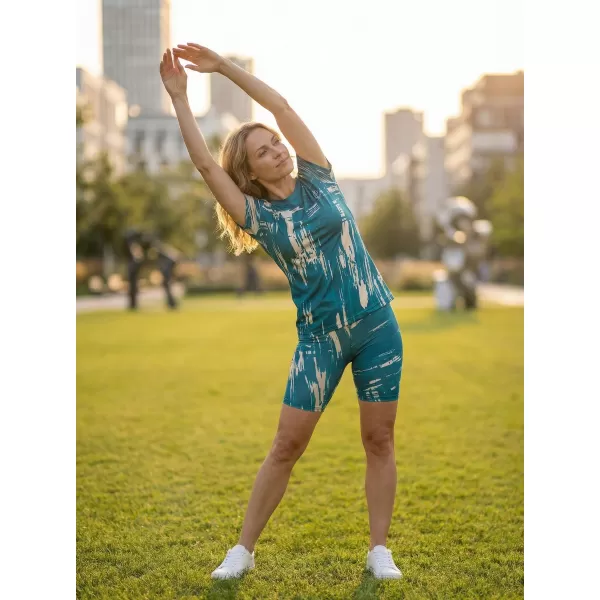 Tricou funcțional premium pentru femei ALTISPORT VOJ/ALW010TR01 KEROSEN/ALBASTRU 