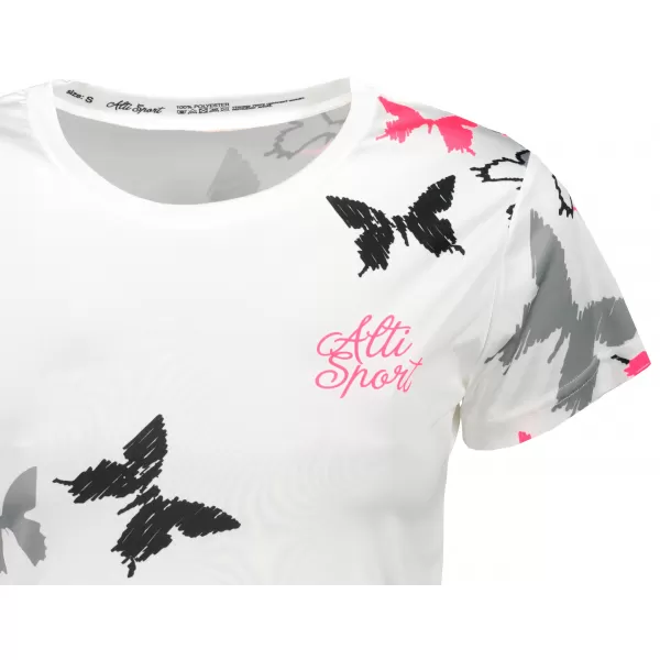  Tricou funcțional premium pentru femei ALTISPORT VOJ/ALW002TR01 ALB 