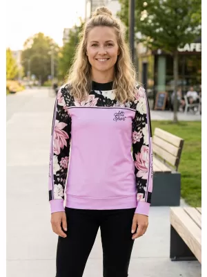 Hanorac premium pentru femei ALTISPORT VOJ/ALW008MI01 ROZ DESCHIS