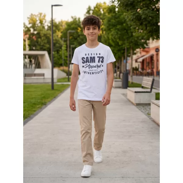  Tricou băieți SAM 73 JANSON KT 504 ALB 
