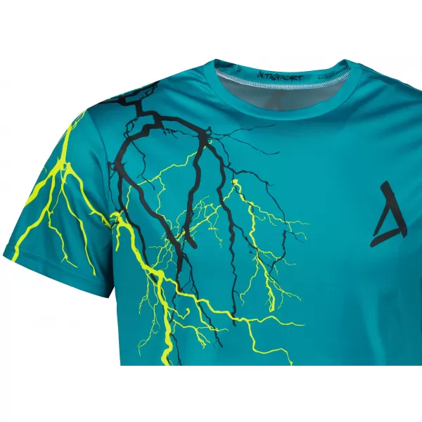 Tricou premium pentru bărbați ALTISPORT VOJ/ALM004TR01 KEROSEN/GALBEN 