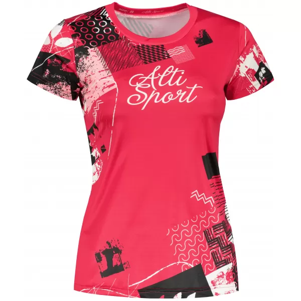  Tricou funcțional premium pentru femei ALTISPORT VOJ/ALW009TR01 ROȘU 