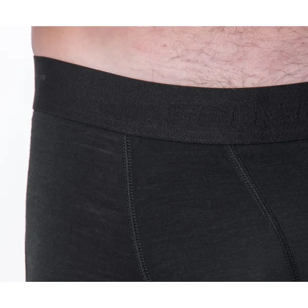  Boxeri pentru bărbați SENSOR MERINO AIR NEAGRĂ 