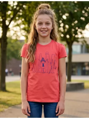 Tricou fetita SAM 73 IELENIA KT 506 ROZ APRINS