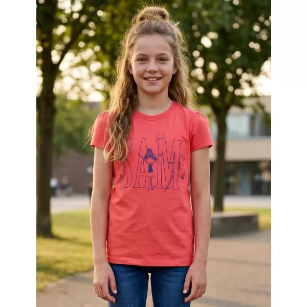  Tricou fetita SAM 73 IELENIA KT 506 ROZ APRINS 