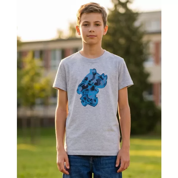  Tricou băieți SAM 73 SILAQUI KT 502 GRI DESCHIS 