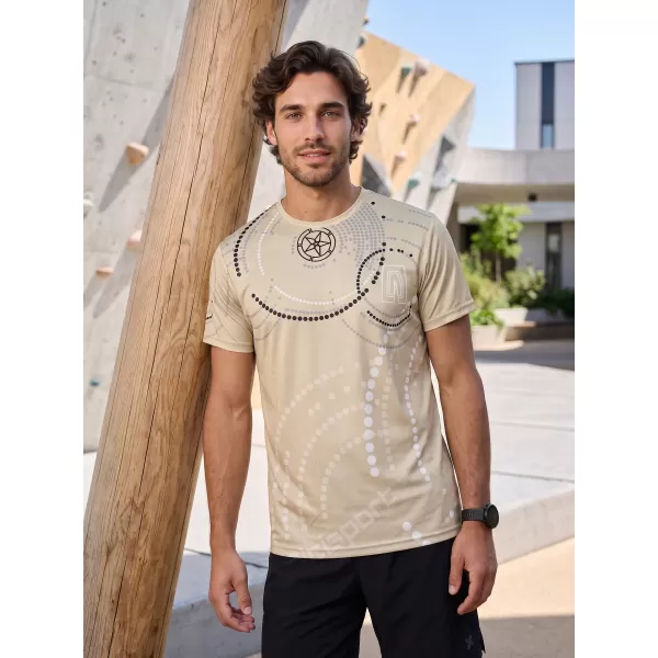  Tricou premium pentru bărbați ALTISPORT VOJ/ALM003TR01 MARO 
