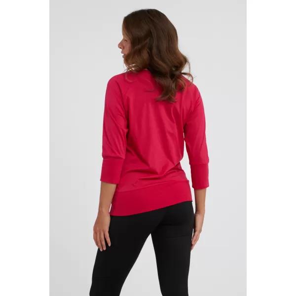  Tricou dama cu maneci 3/4 SAM 73 SELMA WT 896 ROZ ÎNCHIS 