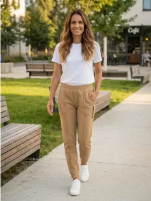 Pantaloni de trening pentru femei SAM 73 EDWINA WK 799 DE AUR