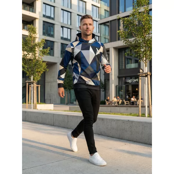  Hanorac premium pentru bărbați ALTISPORT VOJ/ALM007MI01 BLEUMARIN/MARO 