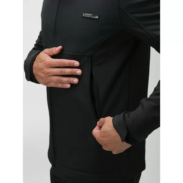  Jachetă softshell pentru bărbați LOAP LUPP XLM2303 NEGRU 