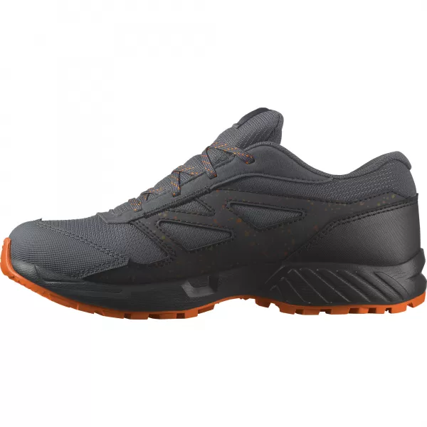  Pantofi pentru copii SALOMON OUTWAY CSWP JUNIOR L47282800 ABANOS/NEGRU/PORTOCALIU ȘOCANT 