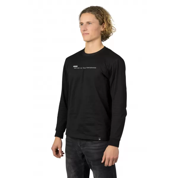  Tricou pentru bărbați cu mâneci lungi HANNAH KIRK ANTRACIT 