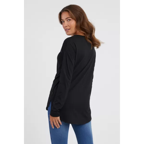  Tricou de damă cu mâneci lungi SAM 73 SHERRI WT 897 NEGRU 