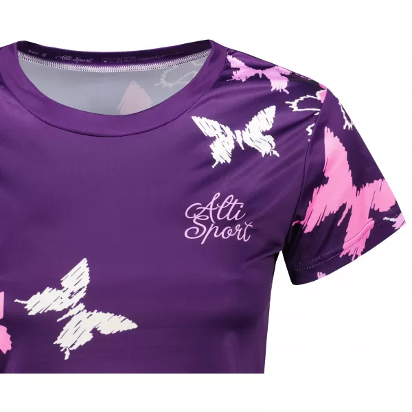  Tricou funcțional premium pentru femei ALTISPORT VOJ/ALW002TR01 VIOLET 