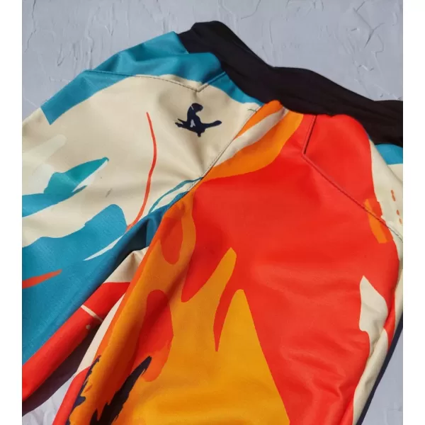  Pantaloni de softshell pentru bebeluși WAMU MOUNTAIN BIKE SVĚTLÁ MAI COLORAT 