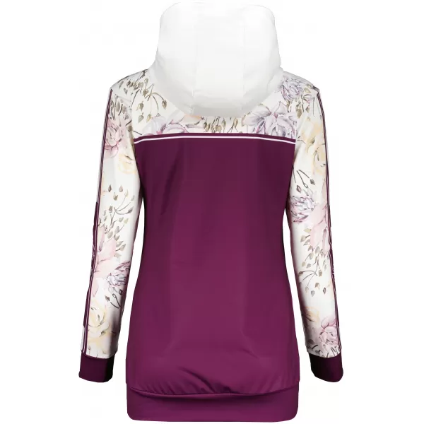  Hanorac premium pentru femei ALTISPORT VOJ/ALW008MI01 BURGUNDIA 