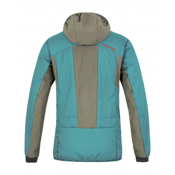  Jachetă pentru bărbați HANNAH KECHU HOODY ULEI ALBASTRU/DE MĂSLINE ARS 