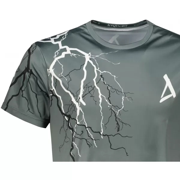  Tricou premium pentru bărbați ALTISPORT VOJ/ALM004TR01 GRAFIT 