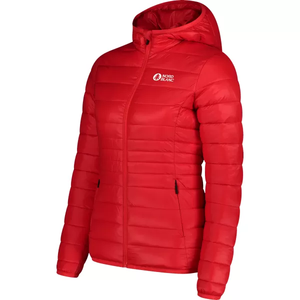  Geaca matlasata de dama NORDBLANC SPARKLE NBWJL7947 ROŞU 