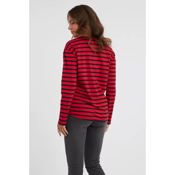  Tricou de damă cu mâneci lungi SAM 73 PRUDENCE WT 893 ROŞU 