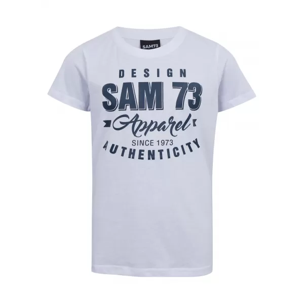  Tricou băieți SAM 73 JANSON KT 504 ALB 