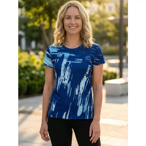  Tricou funcțional premium pentru femei ALTISPORT VOJ/ALW010TR01 ALBASTRU REGAL 