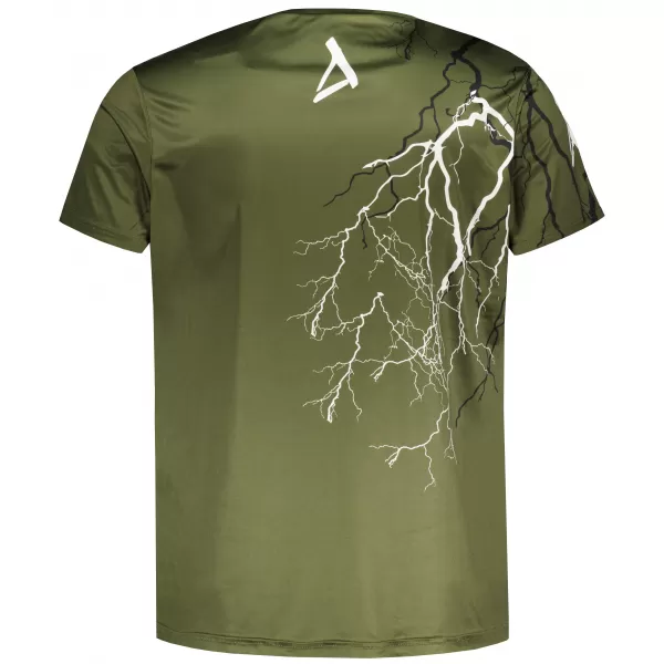  Tricou premium pentru bărbați ALTISPORT VOJ/ALM004TR01 MĂSLINE 