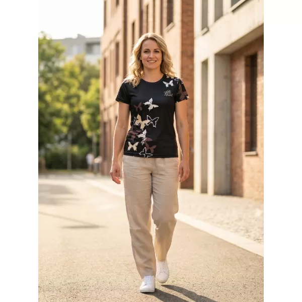  Tricou funcțional premium pentru femei ALTISPORT VOJ/ALW002TR01 NEGRU MARO 