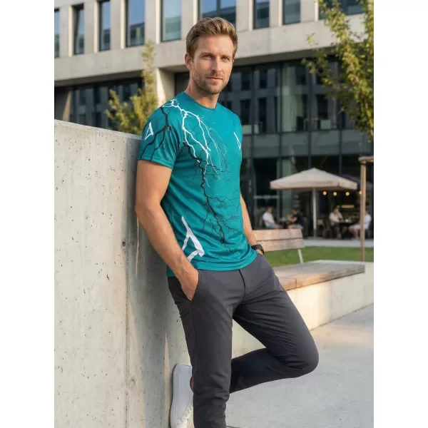  Tricou premium pentru bărbați ALTISPORT VOJ/ALM004TR01 KEROSEN/ALB 