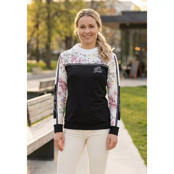  Hanorac premium pentru femei ALTISPORT VOJ/ALW008MI01 NEGRU 