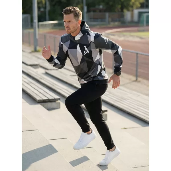  Hanorac premium pentru bărbați ALTISPORT VOJ/ALM007MI01 GRI 