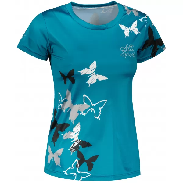  Tricou funcțional premium pentru femei ALTISPORT VOJ/ALW002TR01 KEROSEN/ALB 