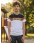 Tricou băieți SAM 73 KALLAN KT 503 ALB