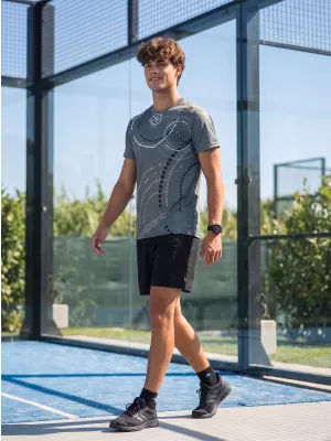 Tricou premium pentru bărbați ALTISPORT VOJ/ALM003TR01 GRAFIT