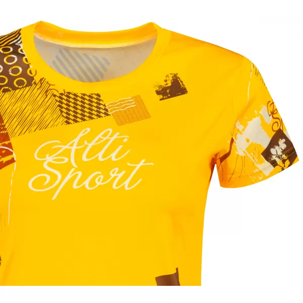  Tricou funcțional premium pentru femei ALTISPORT VOJ/ALW009TR01 GALBEN 