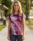 Tricou funcțional premium pentru femei ALTISPORT VOJ/ALW001TR01 FUCSIE