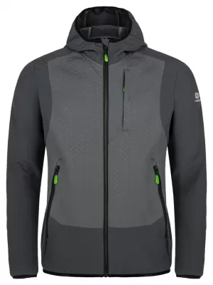 Jachetă softshell pentru bărbați LOAP URELON OLM2312 GRI ÎNCHIS