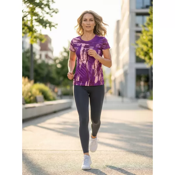  Tricou funcțional premium pentru femei ALTISPORT VOJ/ALW010TR01 VIOLET 