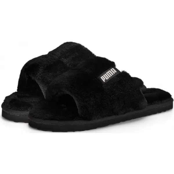  Pantofi de dama PUMA FLUFF SOLO 387522-01 NEGRU 