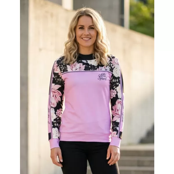  Hanorac premium pentru femei ALTISPORT VOJ/ALW008MI01 ROZ DESCHIS 