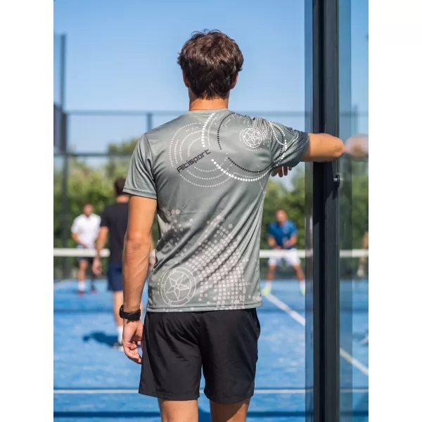 Tricou premium pentru bărbați ALTISPORT VOJ/ALM003TR01 GRAFIT 