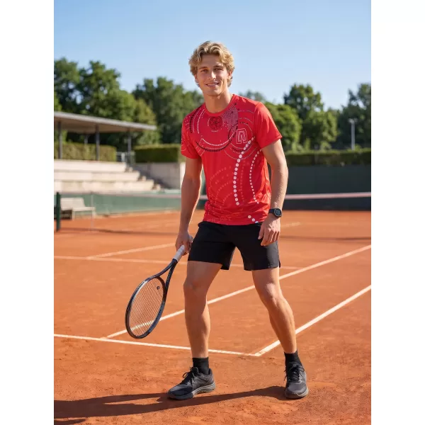  Tricou premium pentru bărbați ALTISPORT VOJ/ALM003TR01 ROȘU 