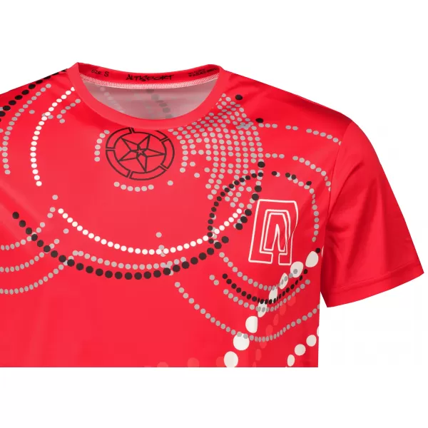  Tricou premium pentru bărbați ALTISPORT VOJ/ALM003TR01 ROȘU 